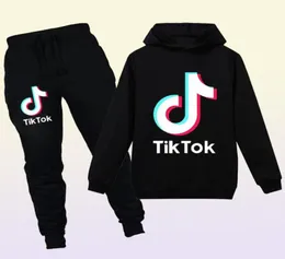 Kids Tracksuit Boys Casual Clothes 2 Stück Set Hosen Kostüm Tik Tok Sportanzug für Mädchen Teen Langarm Sweatshirt Hoodie8376439