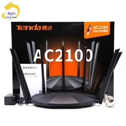 Tenda Wireless WiFi Router AC23 2100Mbps Support IPv6 2 4GHz 5GHz 802 11AC B N G A 3 3U 3AB för familjen SOHO214B290Z1936696