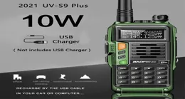 Baofeng uvs9 mais poderoso walkie talkie cb transceptor de rádio 10w 50 km de longo alcance portátil para atualização da floresta de caça 2108177587530