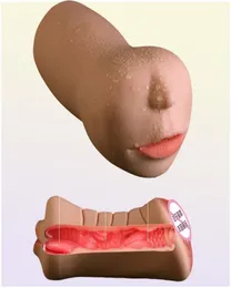 racyme tpe 소프트 심해 목구멍 수컷 자위기구 구강 성별 입으로 섹스 제품 치아 혀 사실적인 주머니 보지 섹스 장난감 CX9381152