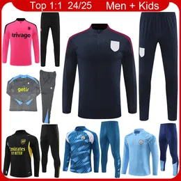 Englands Man Football Tracksuit 2024 CFC Chelse Arsen Spurs City Mens Soccer Tracksuit Kids piłkarski 2025 Zestaw treningowy chłopców 23 24 25 Chandal Futbol