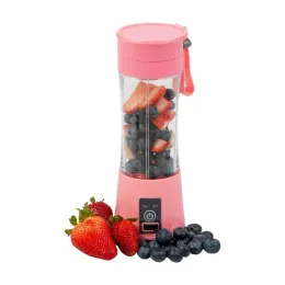 Blender Blender 6 rostfritt stålblad, 12,8 oz, rosa personlig mixerblender bärbar smoothie mini bärbar mixer licuadoras para