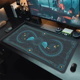 Gaming Mousepad Xxl Mousepad Extended Gaming Desk Pad, Cobalt Midnight Computer Table Mat, Large Size Keyboard And Mouse Mat From Ddmymaster, $26.95