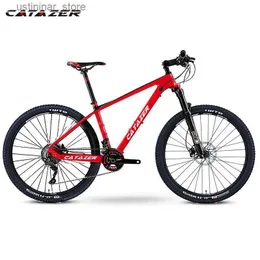 Велосипедные езды Catazer MTB Carbon Mountain Bike 29er Disc Brake MTB Ficycle Frame 22-й цикл с Shiman0 M8000 Group Set L47