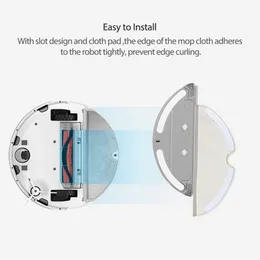 الترويج! مناسب لـ Xiaomi Mijia 1C Robot Vacuum Cleaner Accessory 6PCS Cleaning Cloth Mop ، يستخدم لاستبدال Cleane Cleane