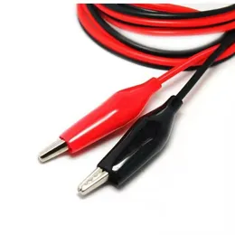 1M test line DIY double end banana plug to alligator clip line power line wire red black cable jumper line multimeter with 1M