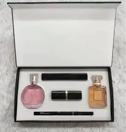 1 메이크업 선물 세트 향수 화장품 컬렉션 마스카라 아이 라이너 립스틱 Parfum Kit3780124 상위 5 위