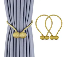 Bola magnética New Pearl Curtain Tie Simping Crelo Acessório Hastes Accessoires Backs Holdbacks Fivelele Clips Hook Home Decor1225817
