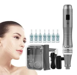 DR PEN M8 con cartuccia 7pcs Professional Electric Wireless Derma RF Microneedling Macchina MTS Mesotherapy BBGLOW 2206232954839