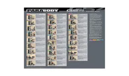 Body GS4 Sistema Gráfico de Exercício Poster Pintura Decoração de casa Decoração emoldurada ou não moldada Material3088316C8965136