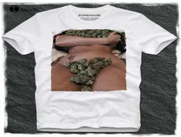 Men039s tshirts t seksowna dziewczyna Kiffer Bong Grass Porn Porno Swag Pot Hel Tee koszulka 8876947