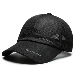 Ball Caps Baseball Cap Mash Mesh Mesh Fesntebile Full Net Summer Sun Cappelli da donna Regolabile Pure Outdoor Leisure Fashion Dome 2024