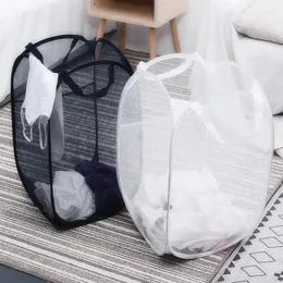 Bolsas de lavanderia Cesta de armazenamento doméstico Grade portátil Fabricantes de roupas sujas