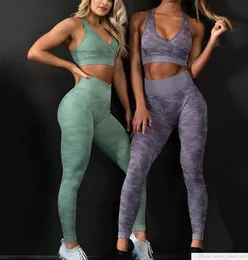 Legging mimetici senza soluzione di continuità vitali donne ad alta vita donne pantaloni yoga fitness push up gym sport gelngings slim tracking running touu5173024