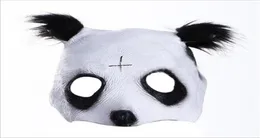 Halloween Party Cosplay Panda Face Head Mask Cro Panda Máscara Recém -Fantas Vestido de Fantasia de Farkty Notex Máscara Cool3431264