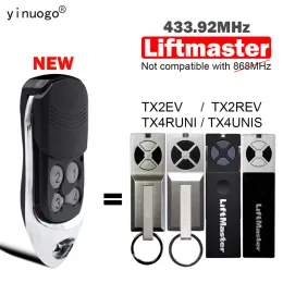 Rings Programming Liftmaster Tx4runi Tx4unis Tx2ev Tx2rev 433mhz Remote Control Garage Door Opener Command 433.92mhz Barrier Keychain