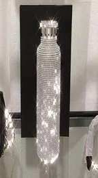 500 ml Tumbler de diamante espumante aço inoxidável Bling Rhinestone Water Bottle Portable ao ar livre chaleira com LID3501164