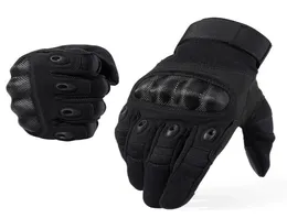 قفازات تكتيكية جديدة للعلامة التجارية ، Army Paintball Airsoft Shooting Police Hard Knuckle Combat Full Finger Finger Gloves Men CJ1912255601105