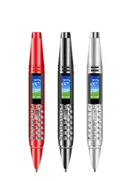 Smart Devices Mini Pen Mobile Phone 096quot Screen Pens Shaped 2G CellPhone Dual SIM Card GSM Mobiles Telephone Bluetooth Flash2432514