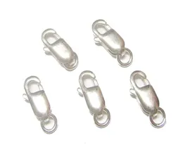 10pcslot 925 Sterling Silver Lobster Claw Clasp Hooks For DIY Craft Fashion Jewelry Gift W368342934