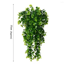 Decorative Flowers Fake Hanging Rattan Non-fading Fresh-keeping Balcony Miniature Artificial Vine Plastic For Living Room