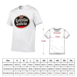 Yeni Estrella Galicia Bea İspanya T-Shirt Swirtler Özel Tişörtlü Erkek Tişört