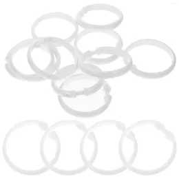 Tende per doccia tele tende in plastica occhietti: anelli di fissaggio da 12 pezzi anelli abbastanza romani per gancio di rivestimento