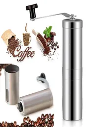 Manual Coffee Grinder Bean Conical Burr Mill For French PressPortable Stainless Steel Pepper Mills Kitchen Tools DHL WX914644350603