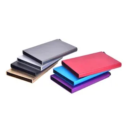 Quality Bag Metal Women Men Business Card Holder Creative Aluminum Holder Metal Box Men Credit Business Card Cas jllliF3348095