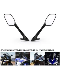 オートバイチューニングパーツプラスチックリアビューミラーABS YAMAHA YZFR2 R3 R15 1417年9776577