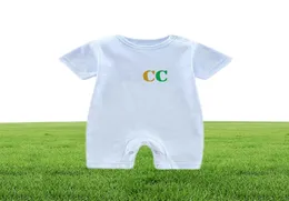 Baby Rompers Boys Girls Letter Print Pure Cotton Shortsleeved and Long Sleeve Phemsuit Newborn Romper G3654464360