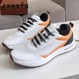Casual Shoes Designer Men Sneakers Thick Sole Patchwork Flat Man 2024 Running Brand Spring Platform Botas