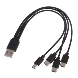 태블릿 컴퓨터에 적합한 다중 C 형 커넥터에 대한 범용 충전 케이블 USB-C 1/2/3/4-in-1 충전기