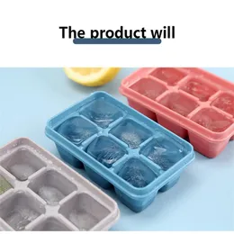 Ice Cube Ice Box Frozen Mold Refrigerator Homemade Frozen Ice Box with Lid Silicone TikTok Hot Ice Cube