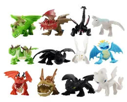 12pcsset 46cm Dragon Pvc Cute Figure Toys Bambole Modello Regalo di Natale C02202178646