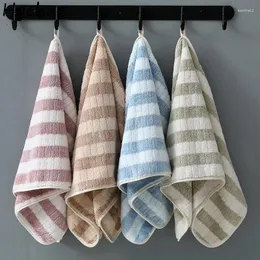 Toalhas de toalhas mulheres respiráveis doce doce simples colorido listrado pano coreano