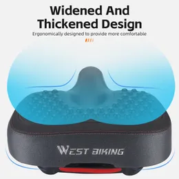 Road Bicycle Seats Thickened and Widen High Elasticity Bike Saddle Soft Waterproof PU Pad Comfort Soft AntiSlip Cycling Cushion