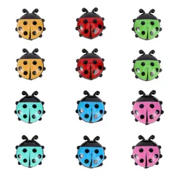 12 Pcs Fridge Calendar Magnet Ladybug Refrigerator Decals Clings Christmas Animal Decor Stickers Office