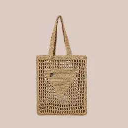 Retro tote çanta seyahat alışveriş çok yönlü tasarımcı çantaları kadın saman tatil Tasche klasik stil omuz çantası örgü içi boş dokuma mor te025 h4