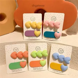 Cacciale coreano Hairpin Lovely Princess Love Color Coint BB Clip Girls Baby Hair Clip Clip Clip Chiep