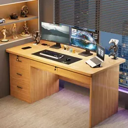 Stående lådor kontor skrivbord levererar verkställande lagring monitor dator skrivbord europeiska golv escritorios de ordenador möbler
