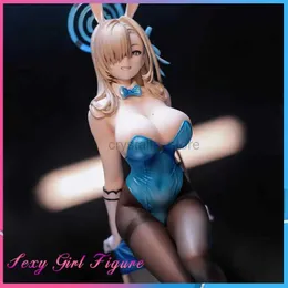 Heroes de quadrinhos MaxFactory Bluearchive ichinose Asuna 1/7pvc Big Boobs Sexy Bunny Girl Ação Figure Coleção Adulta Modelo de Anime Toys Doll Gifts 240413