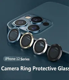 iPhone 용 카메라 렌즈 프로텍터 14 13 12 Pro Max Metal Ring Glass 카메라 전체 커버 전화 보호 CAP4158750
