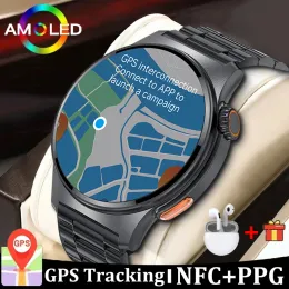 Relógios 2023 Novo ECG+PPG Health Smartwatch IPS Men da frequência cardíaca pressão arterial Blood Oxygen Watches Termômetro Smartwatch NFC Smartwatch NFC