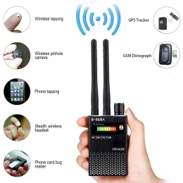 Systems Multifunktion Antispy Camera Detector GSM Audio Bug Finder Wireless RF Signal Tracker Detect GPS Tracker 1MHz8000MHz G318A