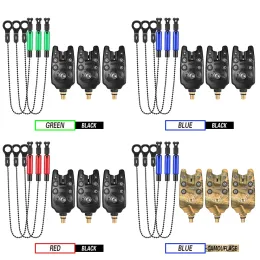 Lixada rybackie alarmy łańcucha ostrzeżenie SWINGER Zestaw cyfrowego alarmu rybackiego LED Wskaźnik alarmowy Alert wędkarski Swinger narzędzia