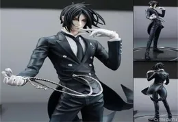 20 cm svart butler Sebastian Michaelis Anime Doll Cartoon Figur PVC Collection Model Toy Action Figure For Friends Gift T2001067654830