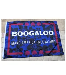 Boogaloo Make America مرة أخرى USA Flags 3x5ft -Side -Side 3 Layers Polyester Fabric Digital Indoor Outdoor Indoor 5358971