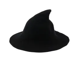 Witch Hat Diversified Along The Sheep Wool Cap Knitting Fisherman Hat Female Fashion Witch Pointed Basin Bucket for Halloween4981524