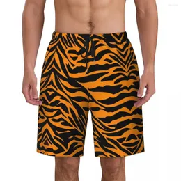 Мужские шорты Tiger Stripes Board Summer Animal Skin Cool Crow Surf Beach Short Pan